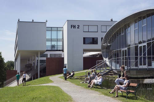 exterior view of FH Oberösterreich Campus Hagenberg ©Andrea Groisböck